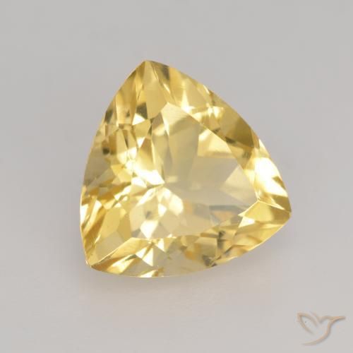 Citrino Oro naturale da 2.34 ct, Taglio trillion, VVS-VS