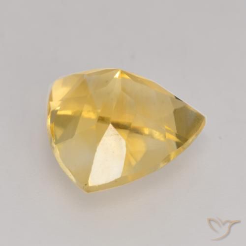 Citrino Oro medio naturale da 2.35 ct, Taglio trillion, VVS-VS