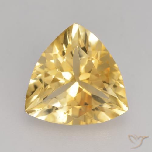 2.25ct Naturale Oro Citrino, Taglio trillion, VVS-VS