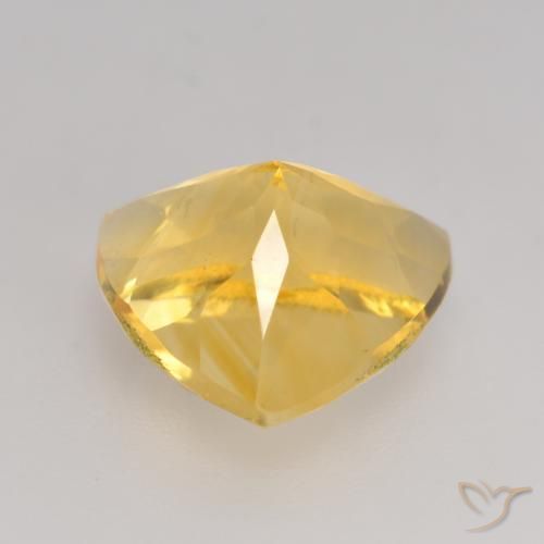 Citrino Oro medio naturale da 2.34 ct, Taglio trillion, VVS-VS