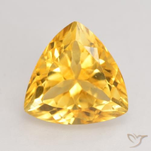 2.58ct Naturale Oro medio Citrino, Taglio trillion, VVS-VS