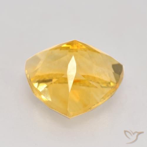 Citrino Oro medio naturale da 2.58 ct, Taglio trillion, VVS-VS