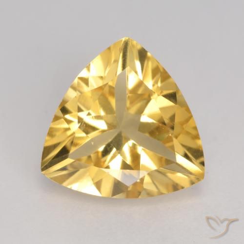 2.02ct Naturale Oro Citrino, Taglio trillion, VVS-VS, Photo A