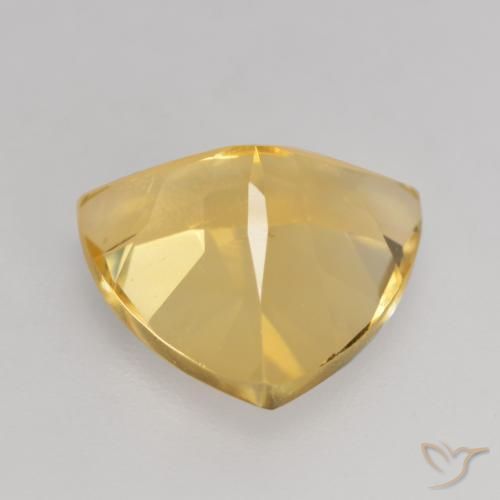 Citrino Oro medio naturale da 2.18 ct, Taglio trillion, VVS-VS