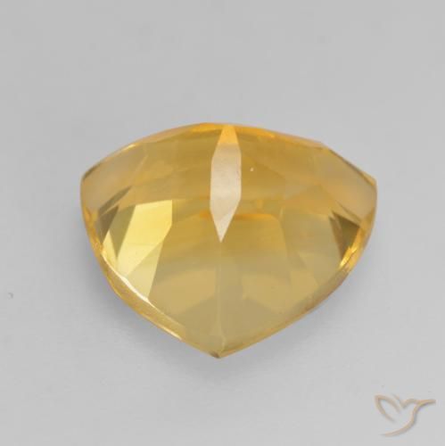 Citrino Oro brillante naturale da 2.38 ct, Taglio trillion, VVS-VS