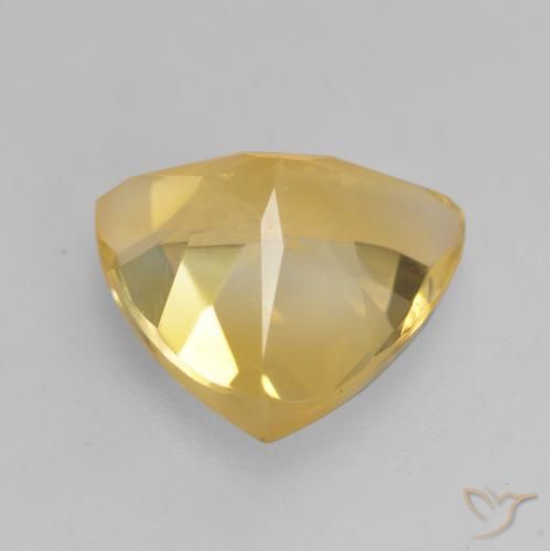 Citrino Oro medio naturale da 2.05 ct, Taglio trillion, VVS-VS