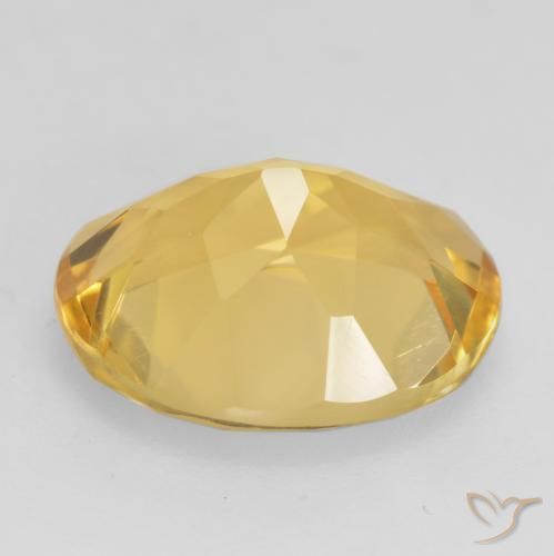Citrino Oro medio naturale da 3.17 ct, Ovale, VVS-VS