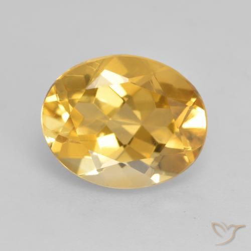 3.19ct Naturale Oro Citrino, Ovale, VVS-VS
