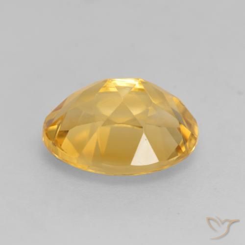 Citrino Oro naturale da 3.19 ct, Ovale, VVS-VS