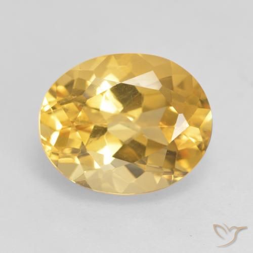 3.61ct Naturale Oro medio Citrino, Ovale, VVS-VS