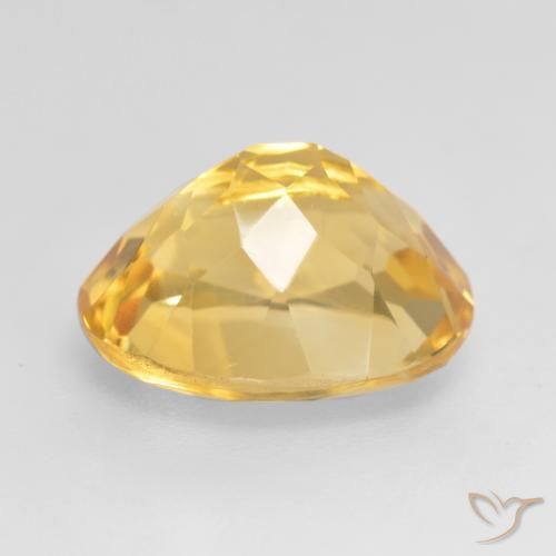 Citrino Oro medio naturale da 3.61 ct, Ovale, VVS-VS