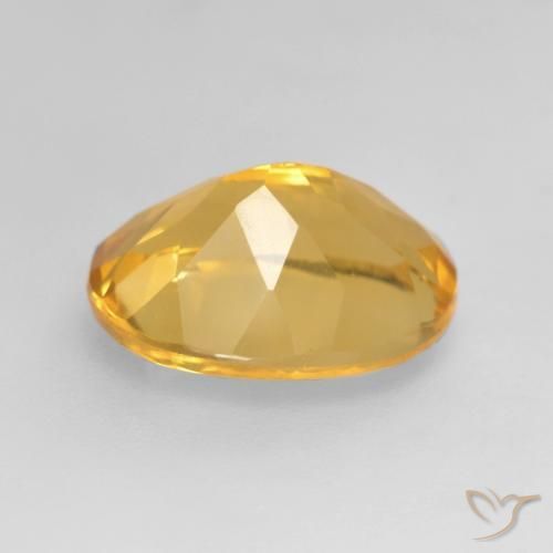 Citrino Arancio-Oro naturale da 3.12 ct, Ovale, VVS-VS
