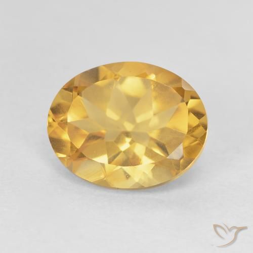 3.23ct Naturale Oro brillante Citrino, Ovale, VVS-VS