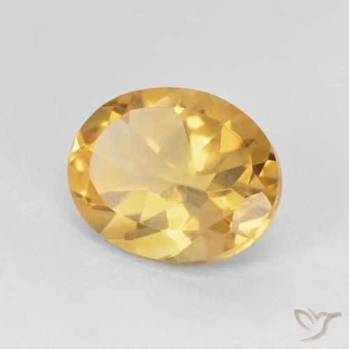 Citrino Oro brillante naturale da 3.23 ct, Ovale, VVS-VS