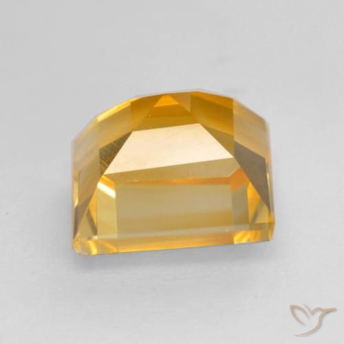 Citrino Oro medio naturale da 1.76 ct, Quadrato, VVS-VS