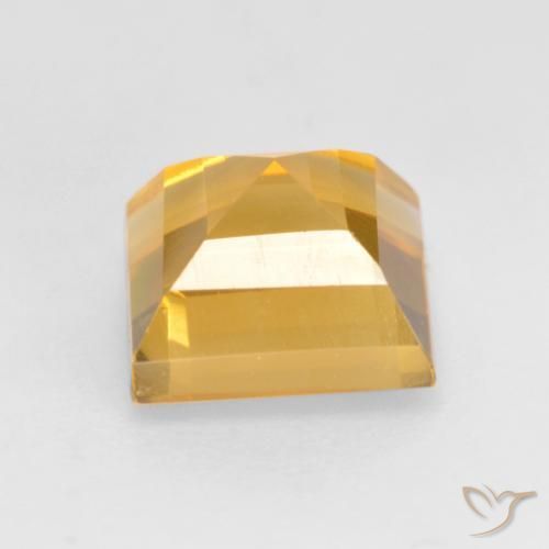 Citrino Oro medio naturale da 1.76 ct, Quadrato, VVS-VS