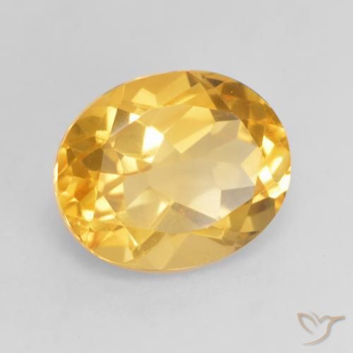 Citrino Oro brillante naturale da 3.47 ct, Ovale, VVS-VS