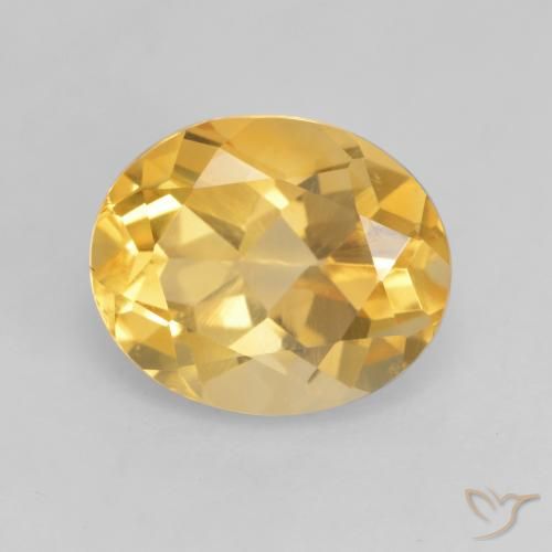 Citrino Oro brillante naturale da 3.42 ct, Ovale, VVS-VS