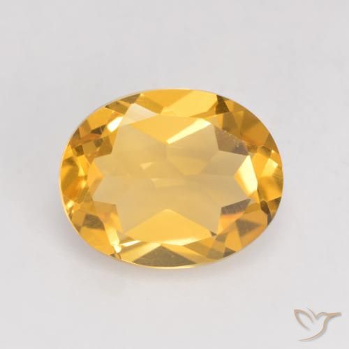 3.08ct Naturale Oro brillante Citrino, Ovale, VVS-VS