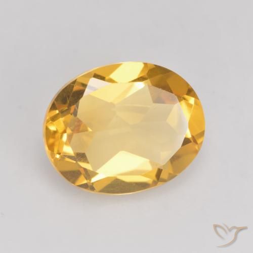 Citrino Oro brillante naturale da 3.08 ct, Ovale, VVS-VS