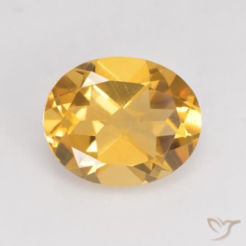 3.48ct Naturale Oro medio Citrino, Ovale, VVS-VS
