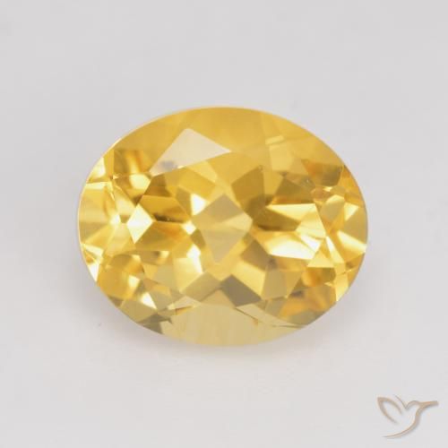 3.56ct Naturale Oro brillante Citrino, Ovale, VVS-VS