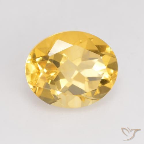 Citrino Oro brillante naturale da 3.56 ct, Ovale, VVS-VS