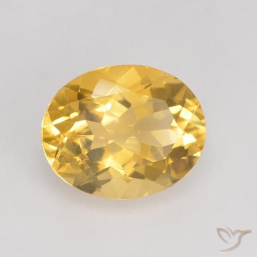 Citrino Oro brillante naturale da 3.43 ct, Ovale, VVS-VS