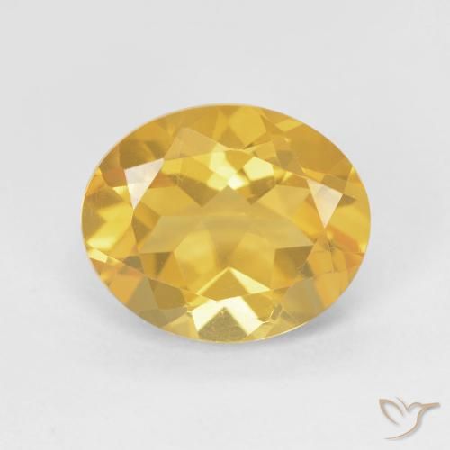 3.52ct Naturale Oro medio Citrino, Ovale, VVS-VS