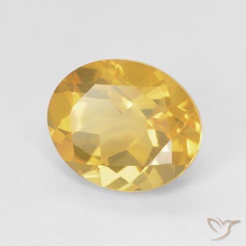 Citrino Oro medio naturale da 3.52 ct, Ovale, VVS-VS
