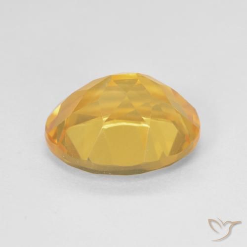 Citrino Oro medio naturale da 3.52 ct, Ovale, VVS-VS