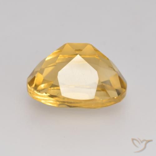 Citrino Oro medio naturale da 3.84 ct, Ovale, VVS-VS