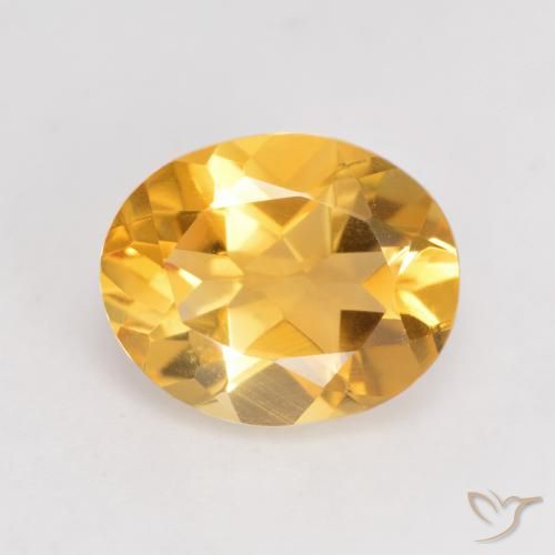 3.25ct Naturale Dorato scuro Citrino, Ovale, VVS-VS
