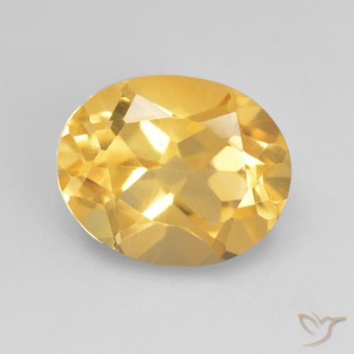 3.26ct Naturale Oro medio Citrino, Ovale, VVS-VS