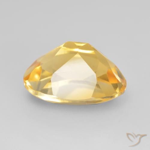Citrino Oro medio naturale da 3.26 ct, Ovale, VVS-VS