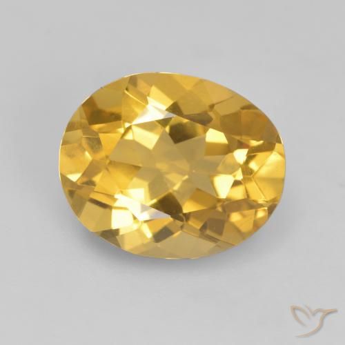 2.84ct Naturale Dorato medio Citrino, Ovale, VVS-VS