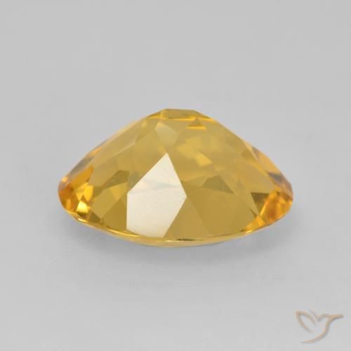 Citrino Dorato medio naturale da 2.84 ct, Ovale, VVS-VS