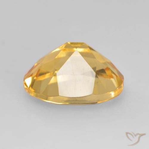 Citrino Oro medio naturale da 3.42 ct, Ovale, VVS-VS