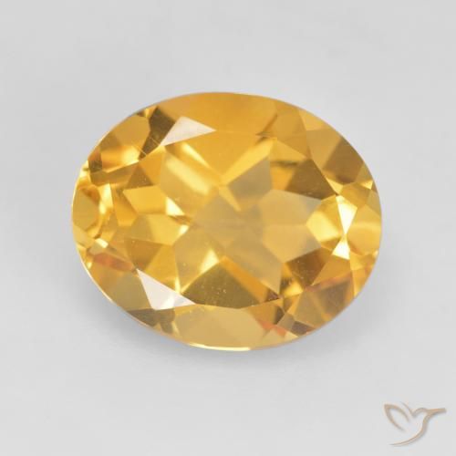 3.60ct Naturale Oro brillante Citrino, Ovale, VVS-VS