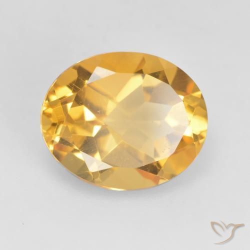 Citrino Oro brillante naturale da 3.60 ct, Ovale, VVS-VS