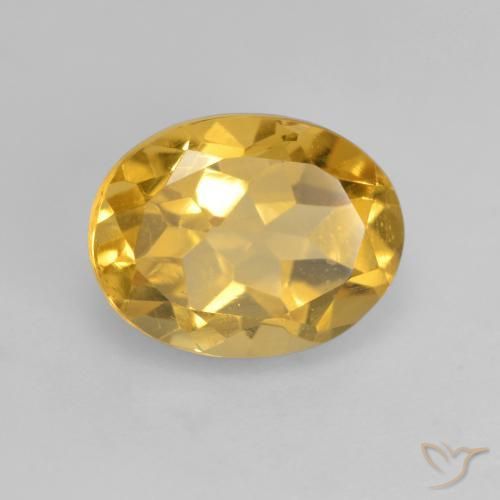 Citrino Arancio dorato naturale da 1.91 ct, Ovale, VVS-VS