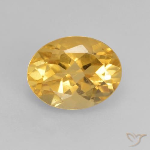 2.02ct Naturale Arancio dorato Citrino, Ovale, VVS-VS