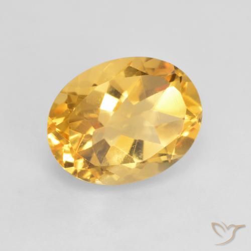 Citrino Oro brillante naturale da 1.93 ct, Ovale, VVS-VS