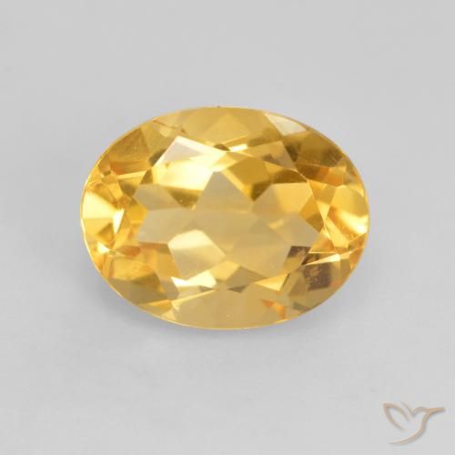 1.86ct Naturale Oro brillante Citrino, Ovale, VVS-VS
