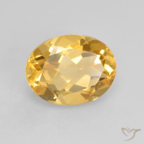Citrino Oro brillante naturale da 1.86 ct, Ovale, VVS-VS