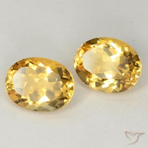Gemme di Citrino Dorato medio naturale da 3.55 ct, Ovale, VS