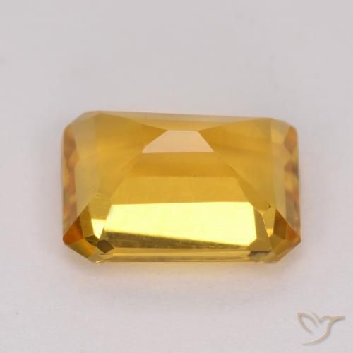 Citrino Arancio-Oro naturale da 1.49 ct, Ottagonale / Taglio smeraldo, VVS-VS