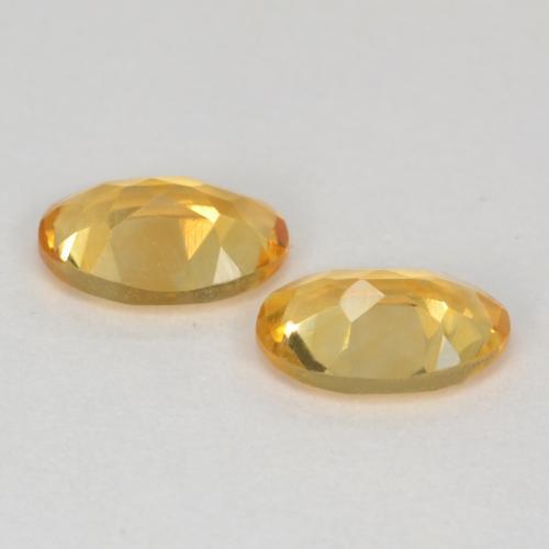 Citrino naturale dorato da 0,77 ct, taglio ovale, VS
