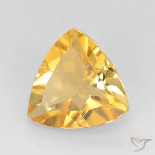 Citrino Oro medio naturale da 1.50 ct, Taglio trillion, VS