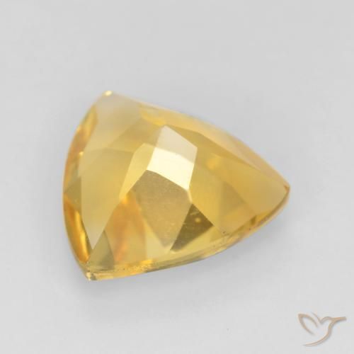 Citrino Oro medio naturale da 1.50 ct, Taglio trillion, VS